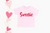 Sweetie Toddler Tee - Pink & Red